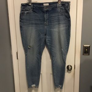 Lane Bryant Signature Skinny Jean w/ Destruction